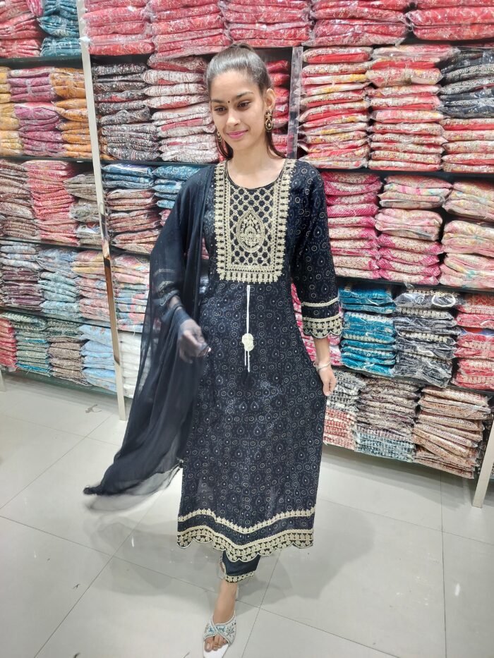 Anarkali pattern 3piece - Image 3