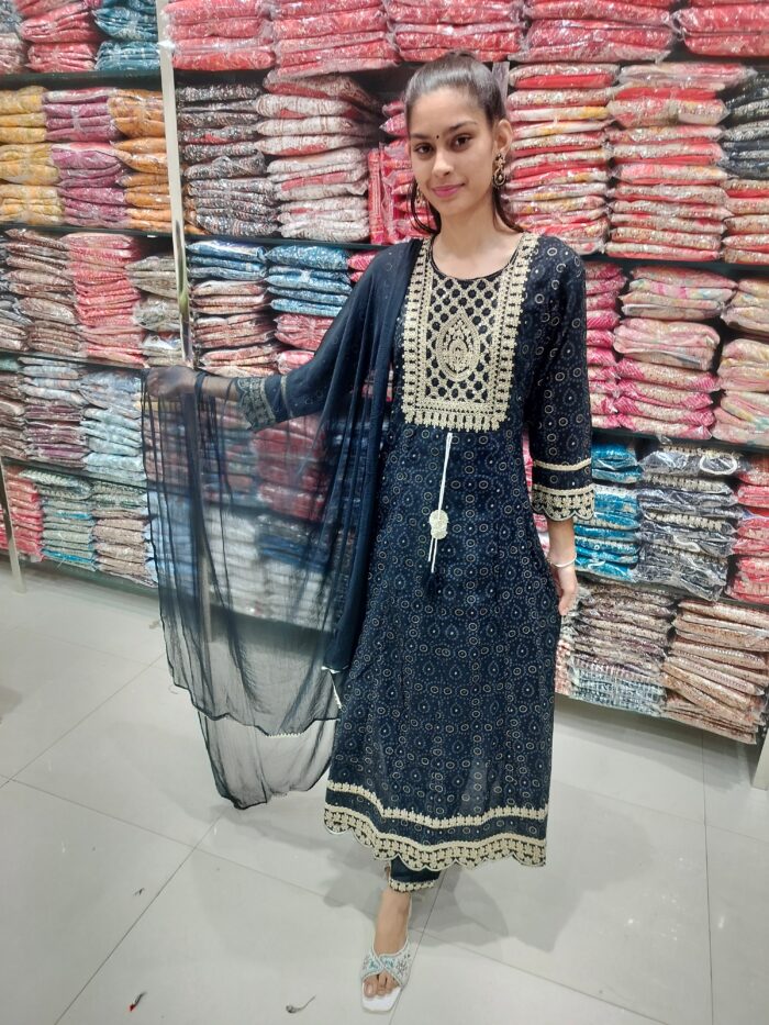 Anarkali pattern 3piece - Image 4