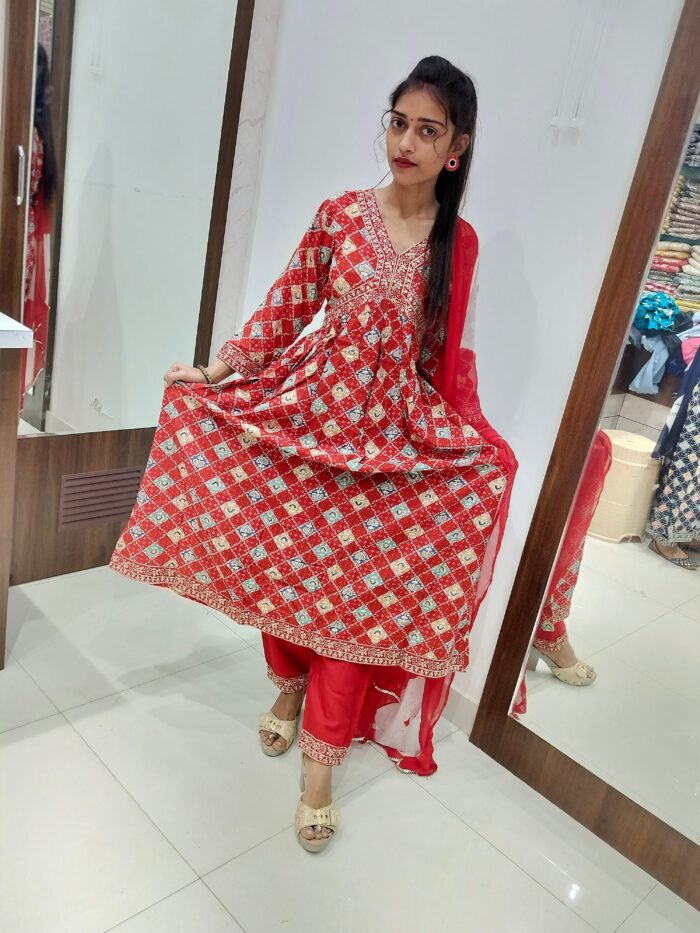 Aliya with anarkali pattern - Image 2