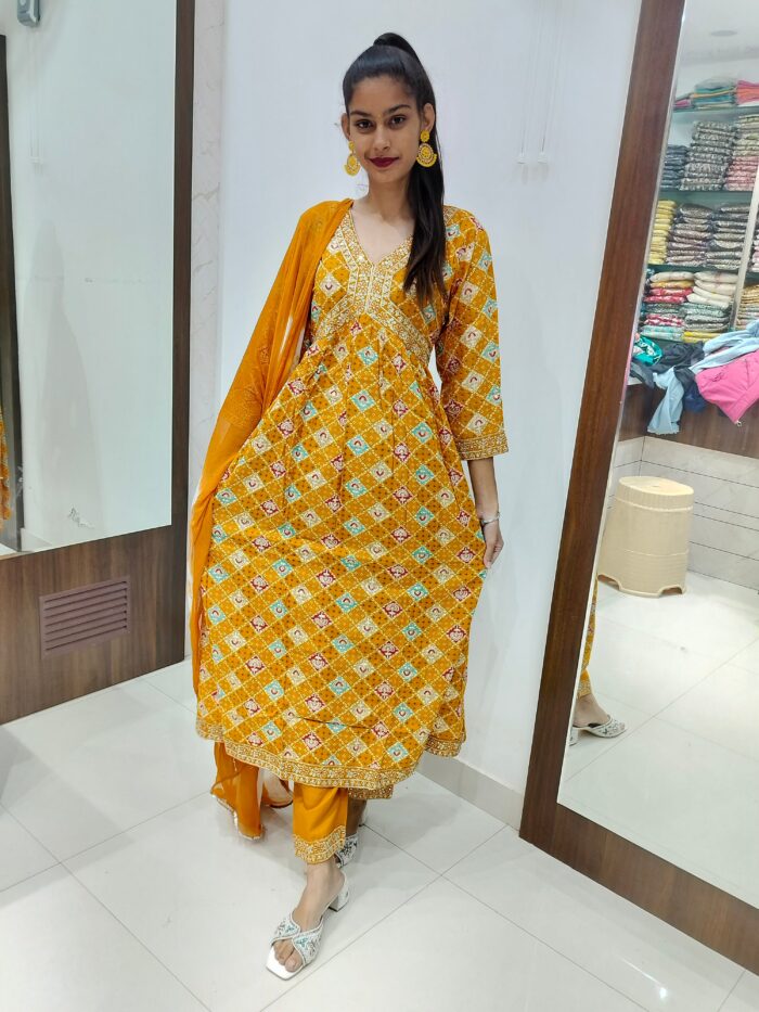 Aliya with anarkali pattern - Image 5