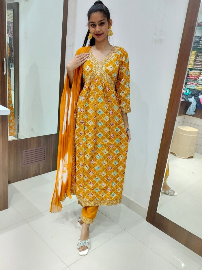 Aliya with anarkali pattern - Image 1