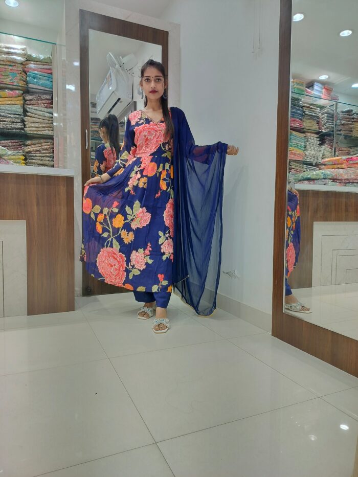 Anrakha with anarkali pattern - Image 3