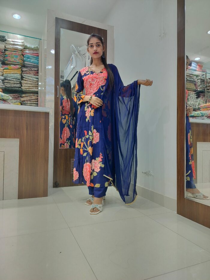 Anrakha with anarkali pattern - Image 2