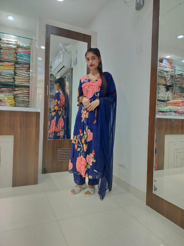 Anrakha with anarkali pattern - Image 1