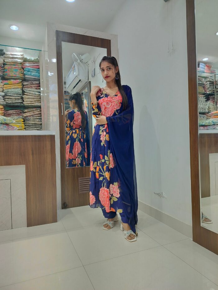 Anrakha with anarkali pattern - Image 6