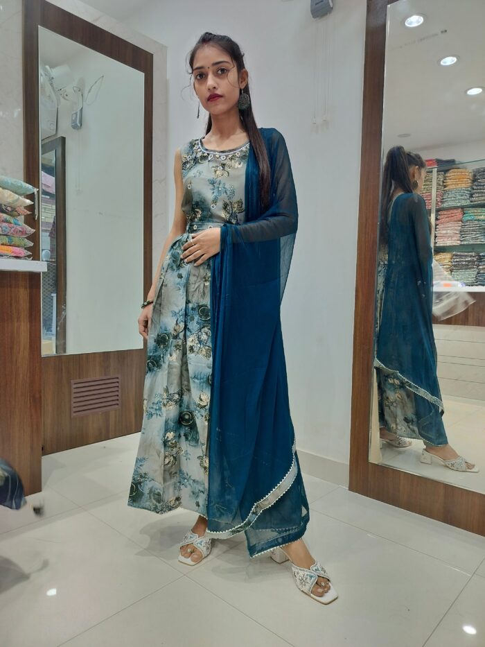 Anarkali pattern 3 piece - Image 2