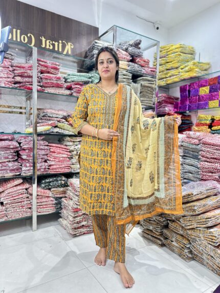 3 piece kalamkari 🧡