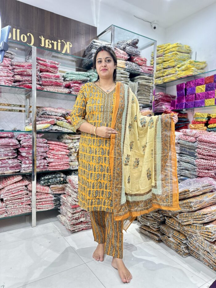 3 piece kalamkari 🧡 - Image 1