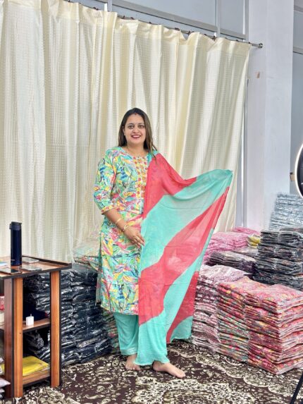 3 piece multicolour