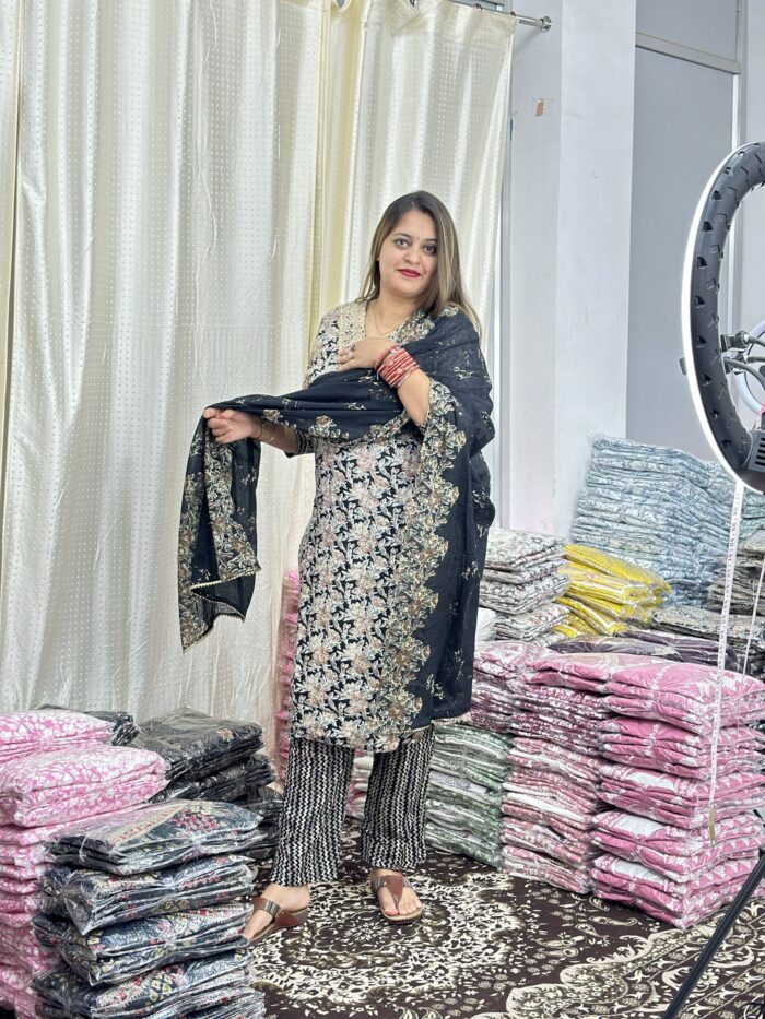 Big size 3 piece kalamkari 🖤 - Image 3