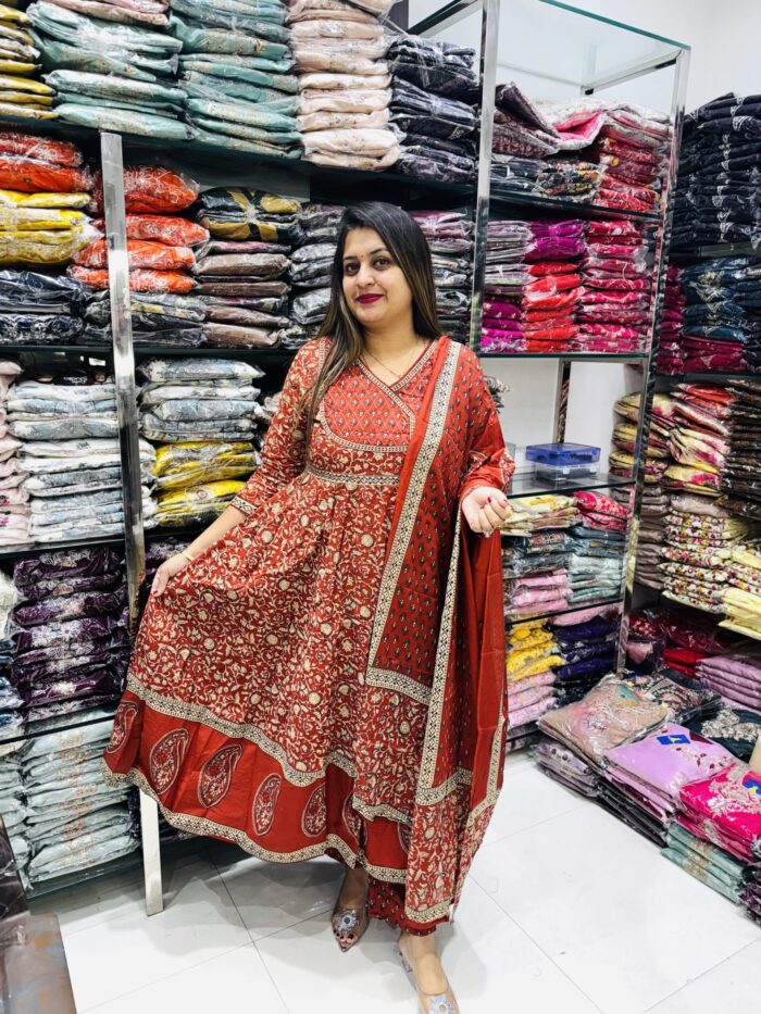 3 piece  Anarkali - Image 1